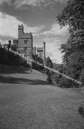 LISMORE CASTLE  CASTLE FROM PLEASURE GARDEN